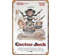 Affiche de film vintage classique CACTUS JACK Original Daybill Kirk Douglas Jack Davis Art Film Affiche en métal Affiche TV Cadeau Karaoké Bar Pub Club Plaques murales décoratives Man Cave Home