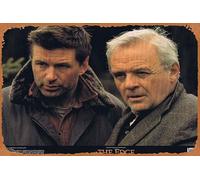 Affiche de film vintage classique The Edge - Carte originale de hall - 1 Anthony Hopkins Alec Baldwin Elle Macpherson - Affiche de film en métal rétro - Cadeau pour karaoké, bar, pub, club