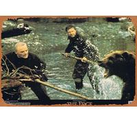 Affiche de film vintage classique The Edge - Carte originale de hall 7 Anthony Hopkins Alec Baldwin Elle Macpherson - Affiche de film en métal rétro - Cadeau pour karaoké, bar, pub, club