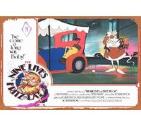 Affiche de film vintage en étain « The Nine Lives of Fritz the Cat 1974 » - Décoration murale - 20,3 x 30,5 cm
