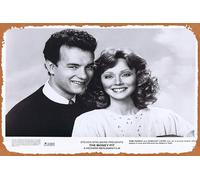 Affiche de film vintage « The Money PIT » originale du film Still Tom Hanks rétro du film classique en métal affiche de film TV bar mur club restaurant Man Cave Décoration murale 20,3 x 30,5 cm