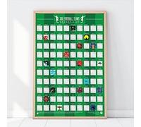 Affiche de grattage de 100 équipes de football G