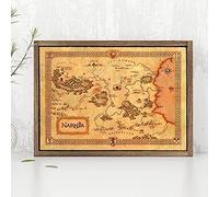 Affiche De La Carte De Narnia, Les Chroniques De Narnia, Impressions, Style Vintage, Cartes Fantastiques, Art, Peinture Sur Toile, Décoration D'Intérieur, 50x70 Cm, Sans Cadre