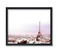 Affiche de la Vue de Paris, Impression sur Toile de la Tour Eiffel, Ville, Voyage, Photographie, Architecture, Art de la Skyline de Paris, Décoration pour Bureau ou Salon, Art Mural Non Encadré