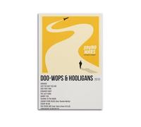 Affiche de l'album DooWops & Hooligans de Bruno Mars - Décoration intérieure pour bar, restaurant, salon - 30 x 45 cm Sans cadre
