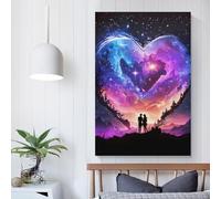 Affiche de l'univers des mariés, œuvres d'art sur toile, décoration murale esthétique, image pour la maison, peinture, décoration moderne, 60 x 90 cm