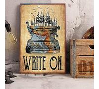 Affiche de motivation pour écrivain et journaliste - Cadeau inspirant pour écrivain et journaliste - 20,3 x 30,5 cm
