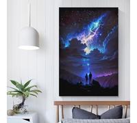 Affiche de paysage cosmique merveilleux, art mural, peinture, affiche, impression sur toile, affiches, œuvres d'art, décoration de chambre, cadeaux pour enfants, 40 x 60 cm