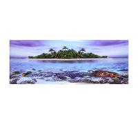 Affiche de plage adhésive effet 3D en PVC de haute qualité, décoration d'aquarium étanche pour Aquarium, tailles S M L (91 * 50 cm)