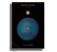 Affiche De Planètes Du Système Solaire,Marte,Saturne,Lune,Décor De Salle De Maison,Peinture,Cadeau D'astronomie,Imprimés Vintage,Tableau Mural D'art - Type A3 #F