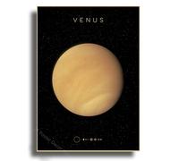 Affiche De Planètes Du Système Solaire,Marte,Saturne,Lune,Décor De Salle De Maison,Peinture,Cadeau D'astronomie,Imprimés Vintage,Tableau Mural D'art - Type A3 #E
