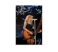 Affiche de Sabrina Carpenter pour décor de chambre - Toile de chant pour décor mural en toile, 30 x 45 cm