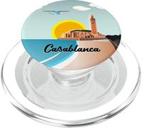 Affiche de Voyage Casablanca Maroc PopSockets PopGrip pour MagSafe
