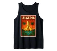 Affiche de Voyage en Ville d'Algérie rétro Vintage Débardeur