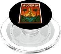 Affiche de Voyage en Ville d'Algérie rétro Vintage PopSockets PopGrip pour MagSafe