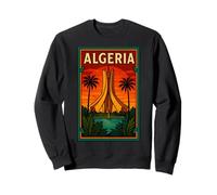 Affiche de Voyage en Ville d'Algérie rétro Vintage Sweatshirt