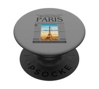 Affiche de Voyage Paris Culture Française Vacances Paris Paris PopSockets PopGrip Adhésif