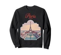 Affiche de Voyage Souvenir de Paris Tour Eiffel Sweatshirt