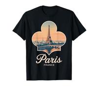 Affiche de Voyage Souvenir de Paris Tour Eiffel T-Shirt