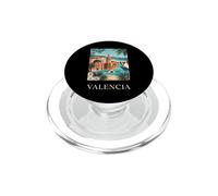 Affiche de Voyage Valence Espagne Architecture côtière PopSockets PopGrip pour MagSafe
