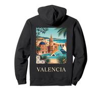 Affiche de Voyage Valence Espagne Architecture côtière Sweat à Capuche