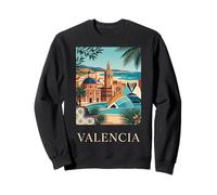 Affiche de Voyage Valence Espagne Architecture côtière Sweatshirt