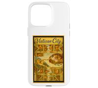 Affiche de voyage vintage Cité du Vatican Rome Italie Art graphique Coque pour iPhone 15 Pro Max