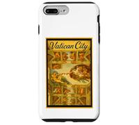 Affiche de voyage vintage Cité du Vatican Rome Italie Art graphique Coque pour iPhone 7 Plus/8 Plus