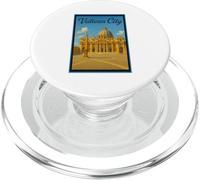 Affiche de voyage vintage Cité du Vatican Rome Italie Art graphique PopSockets PopGrip pour MagSafe