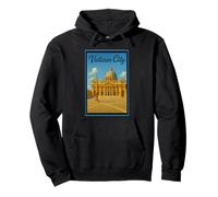 Affiche de voyage vintage Cité du Vatican Rome Italie Art graphique Sweat à Capuche