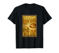 Affiche de voyage vintage Cité du Vatican Rome Italie Art graphique T-Shirt