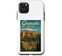 Affiche de Voyage Vintage des années 50 en Espagne Grenade Coque pour iPhone 11 Pro Max