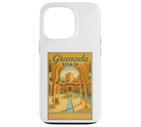 Affiche de Voyage Vintage des années 50 en Espagne Grenade Coque pour iPhone 13 Pro