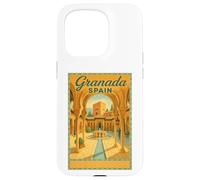 Affiche de Voyage Vintage des années 50 en Espagne Grenade Coque pour iPhone 15 Pro