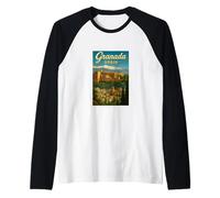 Affiche de Voyage Vintage des années 50 en Espagne Grenade Manche Raglan