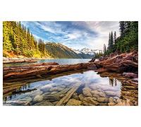 Affiche decoratif Paysage de Montagne, 60x40cm - Made in France - Made in France - 60x40