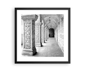 Affiche Decoration Murale Architecture Morceau Noir Et Blanc Moderne Poster Cadre Noir 40x40cm Deco Affiches Murales Tableau Decoration Salon Chambre Cuisine Wall Art Design Decor P2BAC40x40-5194