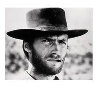 Affiche Décoration Murale - FABULOUS - Clint Eastwood - Vintage - 30x41cm - Haute Définition