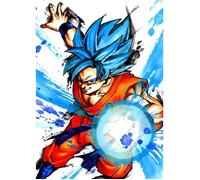 Affiche Décoration Murale - FABULOUS - Goku Dragon Ball Super - 30x42cm - Haute Définition - Résistante aux UV