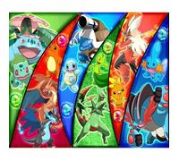Affiche Décoration Murale - FABULOUS - Pokemon Evolution - 36x42cm - Haute Définition - Résistante aux UV