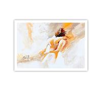 Affiche Decoration Murale Moderne Poster sans Cadre 100x70cm Caractère l'amitié l'amour le mariage Deco Affiches Murales Wall Art Design Tableau Decoration Salon Chambre Cuisine P2XAA100x70-3168