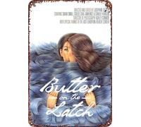 Affiche décorative en métal du film Butter on the Latch pour salon, café, 30,5 x 20,3 cm