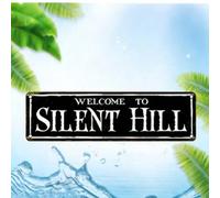 Affiche décorative intérieure/extérieure imprimée en haute définition UV du logo de Silent Hill, 40 x 10 cm, sans cadre, autres thèmes, cadeau pour anniversaire ou remise de diplôme 40 cm * 10 cmFer