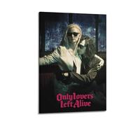Affiche décorative sur toile avec cadre - Impression d'art moderne pour salon - 50 x 75 cm - Movie Only Lovers Left Alive