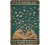 Affiche décorative vintage « It'S A Good Day To Read A Book » - 20,3 x 30,5 cm