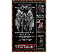 Affiche des Chevaliers Templiers I Am The Storm, affiche décoration murale en métal 20,3 x 30,5 cm