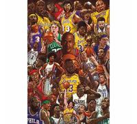Affiche des Superstars du basket Erik