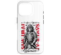 Affiche d'histoire martiale à l'encre audacieuse de Samurai Warrior Coque pour iPhone 16 Pro