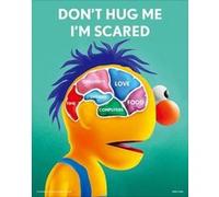 Affiche - Don't Hug Me I'm Scared - What's on your Mind - Effet 3D - 20,3x25,4cm G