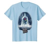 Affiche du film Disney La Belle et la Bête T-Shirt, Enfant, Bleu Céleste, 8 ans